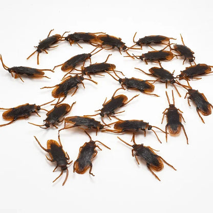 50/10/5PCS Fake Cockroach Centipede Scorpion Kids Trick Props Fake Roaches Plastic Bugs Toy Party Supplies Halloween Decoration