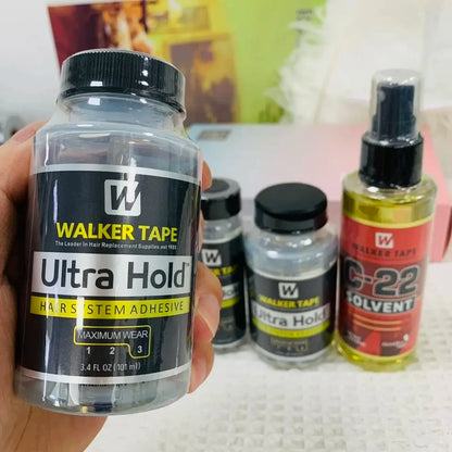 Ultra Hold Wig Glue Waterproof Hair Glue With Brush+Lace Remover For Toupe/Lace Wig/Closure Invisible Hair System Adhesive