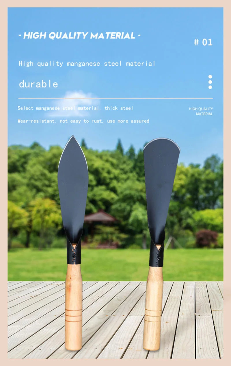 Multifunctional Garden Tool Shovel Dig Wild Vegetables Drive Sea Plant Flowers Shovel Soil Thickening Iron Hoe Weeding Shovel