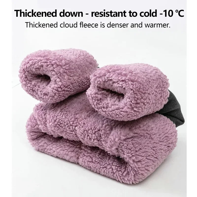 Ladies Winter Warm Thick Tights Thermal Leggings Fleece Lined Pants Skinny Long Johns Thermos Pantyhose Plus Size For Women