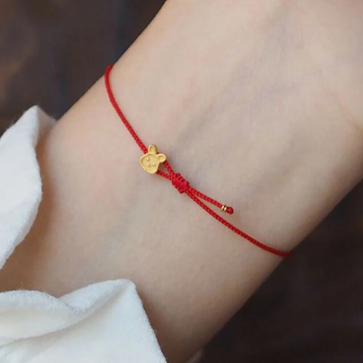 1pc Huan Beauty Jade Rabbit Bracelet Girl Rich Rabbit Small Rabbit Niche Design High Appearance Level Bracelet Gift-S070