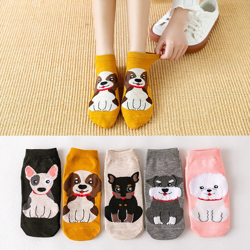 5 Pairs Lolita Japanese Woman Cute White Short Socks Set Girl Spring Summer Sweet Ruffle Lovely Cotton Socks For Women