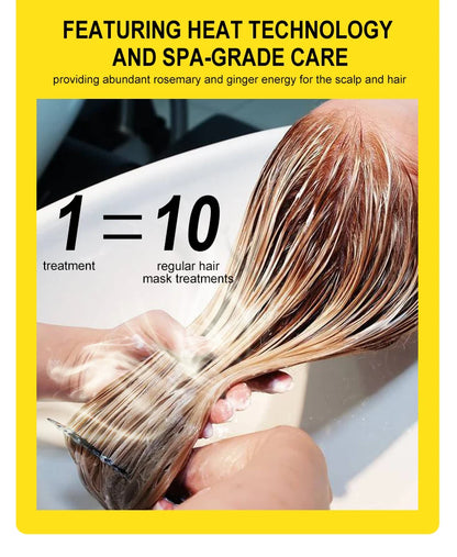 PURC Ginger Hair Mask Rosemary Hair Treatment Smoothing Repair Damaged Nourish Masks Hair Care Products