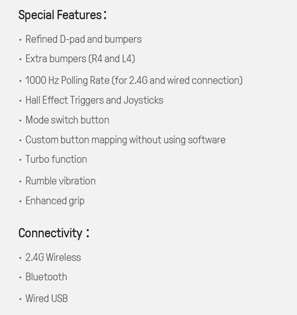8BitDo Ultimate 2C Wireless Gaming Controller，Gamepad with Hall Effect for PC, Windows 10, 11, Steam Deck, Raspberry Pi, Android