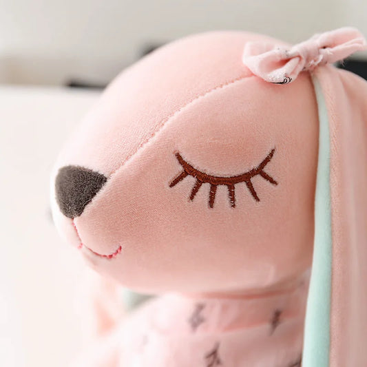 Kawaii Long Ear Rabbit Plush Toys Baby Sleep Comfort Dolls Stuffed Soft Animal Toys Lovely Rabbit for Children Girls 35CM
