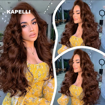 Hot Sale #4 Brown Body Wave Bundles 1/3/4 Brazilian Human Hair Weave Bundles Hair Extension Tissage Human Hair Bundles Remy Hair
