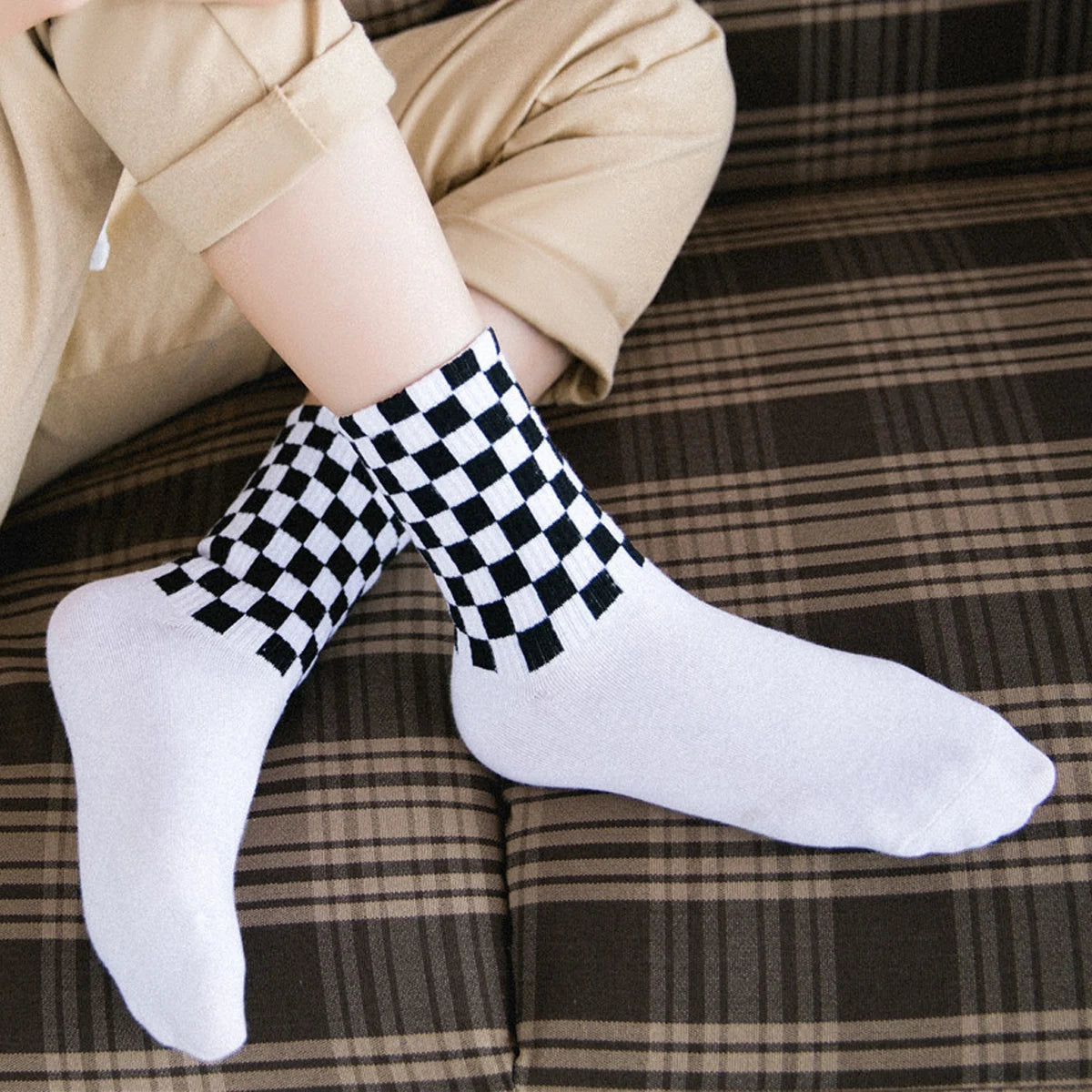 1 Pair Women's Cartoon Casual Cotton Harajuku  Skateboard Socks