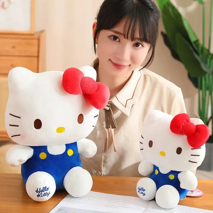 Hello Kitty Plush Toy Sanrio Plushie Doll Kawaii Hello Kitty Stuffed Animals Hello Kitty Cushion Sofa Pillow Home Decor Kid Gift