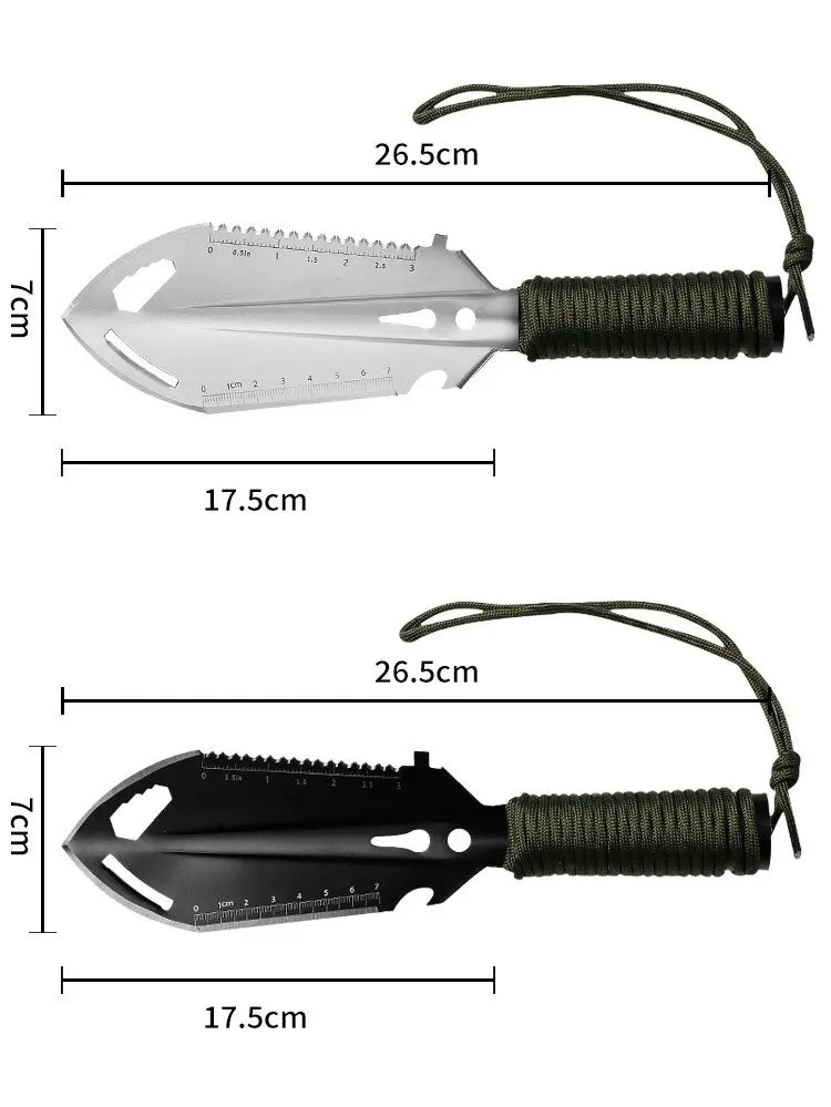 1PC Engineer Shovel Military Shovel Outdoor Multifunctional Folding Military Shovel Vehicle Camping Fishing Shovel Pickaxe