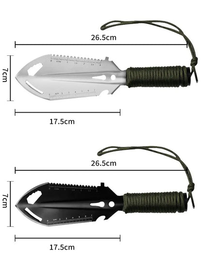 1PC Engineer Shovel Military Shovel Outdoor Multifunctional Folding Military Shovel Vehicle Camping Fishing Shovel Pickaxe