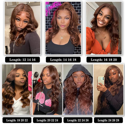 Hot Sale #4 Brown Body Wave Bundles 1/3/4 Brazilian Human Hair Weave Bundles Hair Extension Tissage Human Hair Bundles Remy Hair