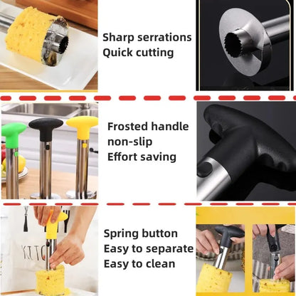 1pcs Pineapple Slicer Peeler Peeler Stainless Steel Fruit Tools Cooking Tools Kitchen Accessories Kitchen Gadgets