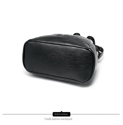 1/3Pcs Genuine Leather Backpack Women's Travel Bag Fashion Women's Fashion Bag Tide Casual Fashion Soft Leather Shoulder Bag