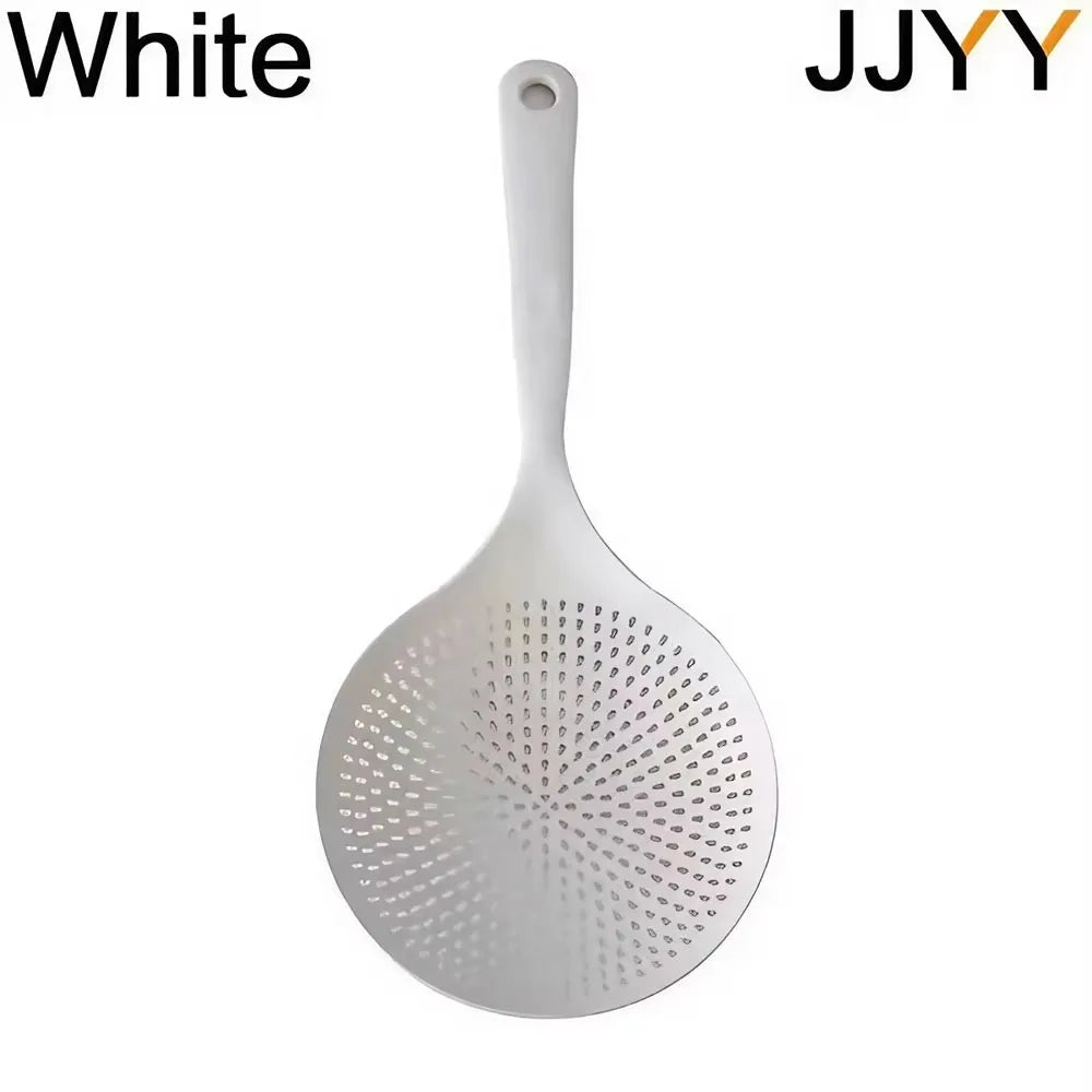 Large Colander Kitchen Large Noodle Spoon Long Handle Spoon High Temperature Non-stick Pan Colanders Strainers Kitchen Utensils