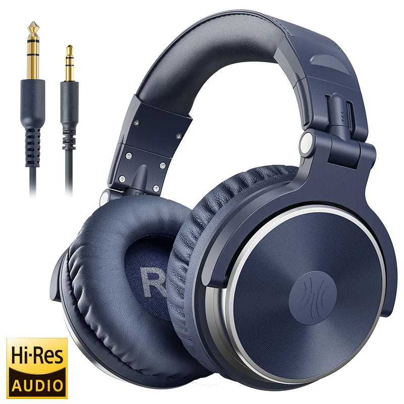 Oneodio Wired Headphones Professional Studio Pro 10/30/50 DJ Headphones With Microphone Over Ear HiFi Hi-Res Monitor Headset