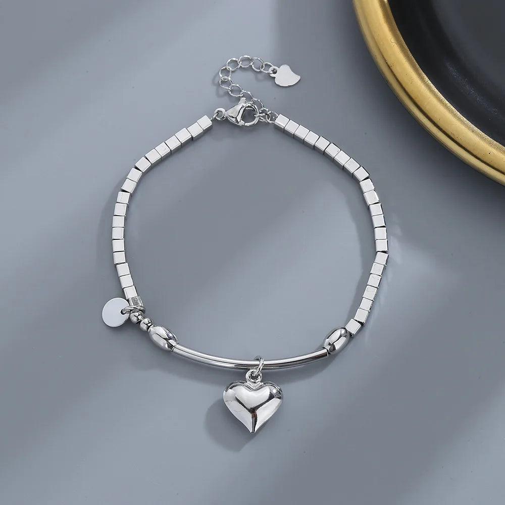 VENTFILLE 925 Sterling Silver Diamond-Studded Butterfly Bracelet Women's Fashion Temperament Flower Adjustable Bracelet