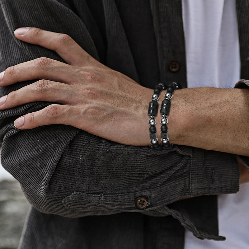 12 Zodiac Bracelets Natural Stone Cancer Virgo Leo Libra Bracelet Couples Friendship Gifts Bracelets Jewelry pulsera hombre