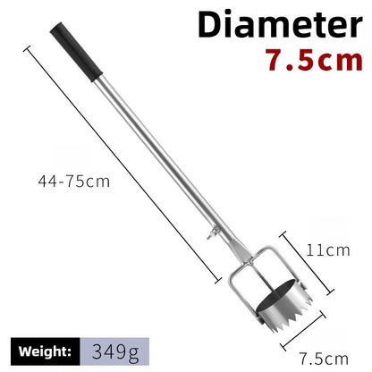 Durable Metal Film Puncher Vegetable Planting and Transplanting Agricultural Film Breaker Plastic Films Puncture Gardening Tool