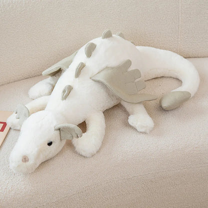 Giant Soft Plush Toy Flying Dragon Plush Toys White Green Pink Dinosaur Pillow Stuffed Animal Soft Doll Birthday Gifts Decor