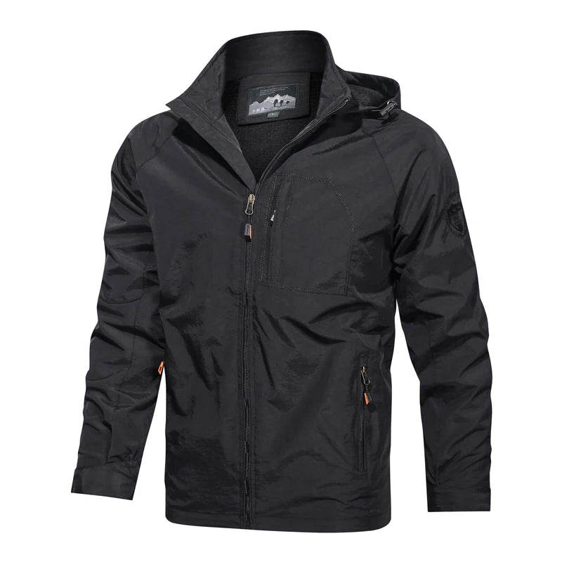 Camping Hiking Jacket Men Spring Autumn Outdoor Sports Breathable Coats Climbing Trekking Windbreaker Travel Waterproof Jacket