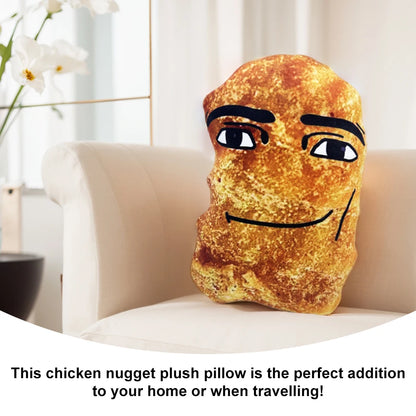 Chicken Nugget Meme Plushies Toy Funny Big Chicken Block Plush Pillow Cute Chicken Nuggets Stuffed Plush Toy for Kids and Adults