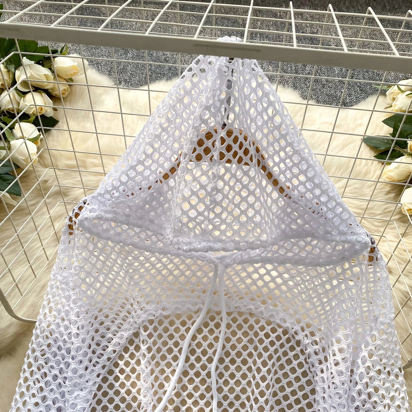 SINGREINY Summer Knitted Hooded Cadigans Women Long Sleeve Thin Streetwear Irregular Outerwear Hollow Out Sun-proof Blouses