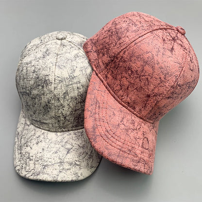 Cool Kpop Serpentine Letter Vegan leather Men Women Baseball Hats Cotton Fashion Breathable Streetwear Funny Sport Hip Hop Caps