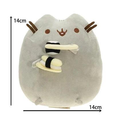 Multiple Pusheen Plush Throw Pillows Cute Home Bedroom Cartoon Stuffed Model Dolls Toys Girl's Room Decoration Christmas Gifts