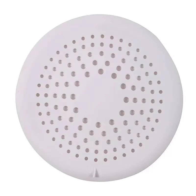 Shower Drain Hair Catcher Drain Cover Bathroom Tub with Suction Cup 5.9 Inches Silicone Sink Strainer Suit for Bathtub,