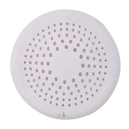 Shower Drain Hair Catcher Drain Cover Bathroom Tub with Suction Cup 5.9 Inches Silicone Sink Strainer Suit for Bathtub,