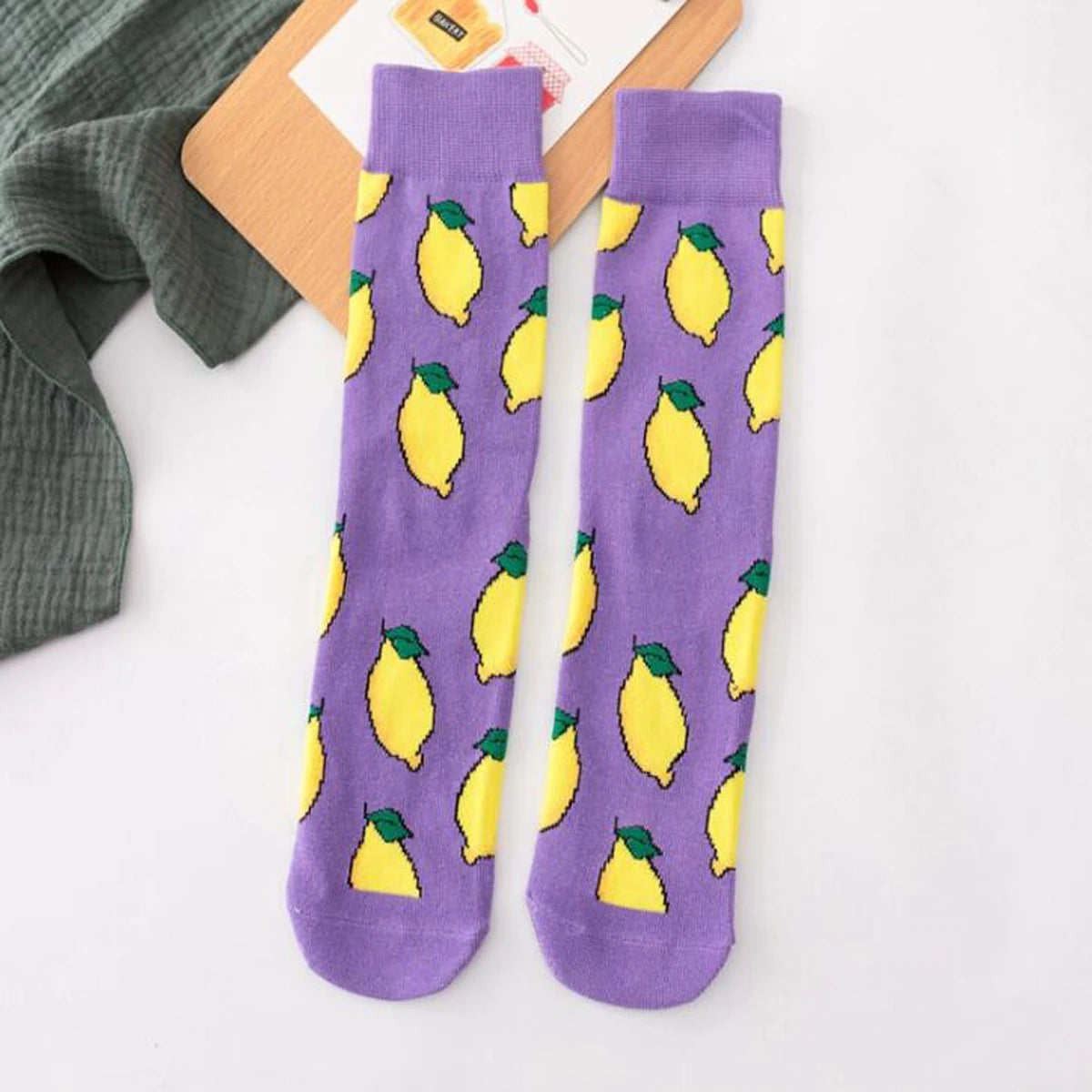 1 Pair Women's Cartoon Casual Cotton Harajuku  Skateboard Socks
