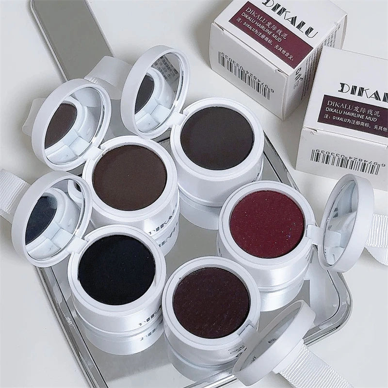 DIKALU Hairline Clay Filler Hair Repair Waterproof and Sweatproof Updo Powder Contouring Shadow Pen to Cover High Forehead