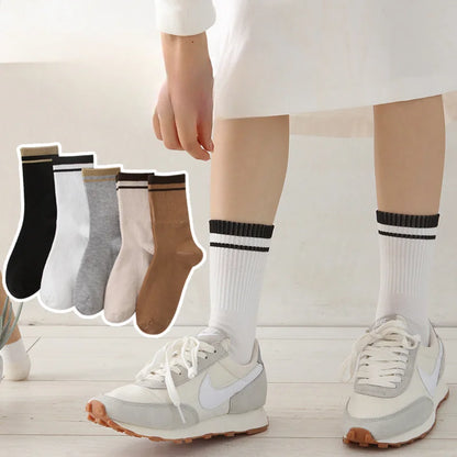 5 Pairs Lolita Japanese Woman Cute White Short Socks Set Girl Spring Summer Sweet Ruffle Lovely Cotton Socks For Women