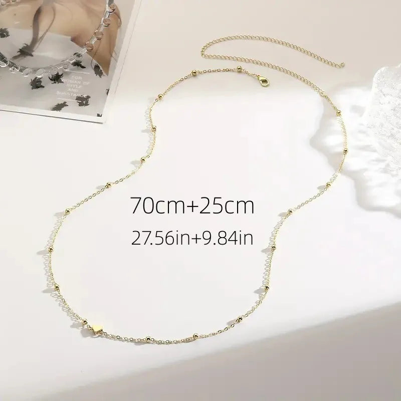 HipHop Double Layers Belly Chains Women Y2K Gold Color Beach Bikini Waist Body Chain Jewelry Elegance Versatile Acessories