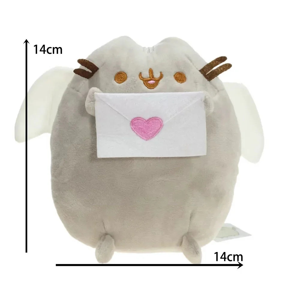 Multiple Pusheen Plush Throw Pillows Cute Home Bedroom Cartoon Stuffed Model Dolls Toys Girl's Room Decoration Christmas Gifts