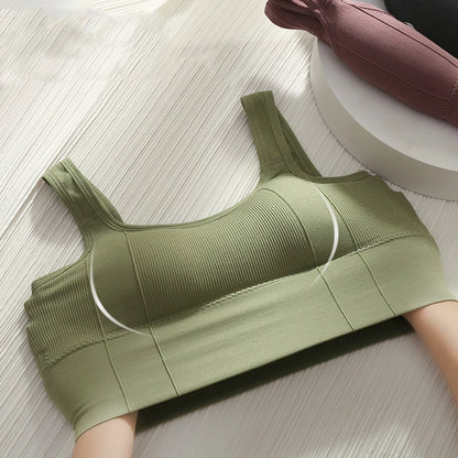 1/2/4Pcs Sports Bra Anti-Sweat Fitness Top Women Seamless Yoga Bra Shockproof Crop Top Push Up Sport Bra Gym Workout Top