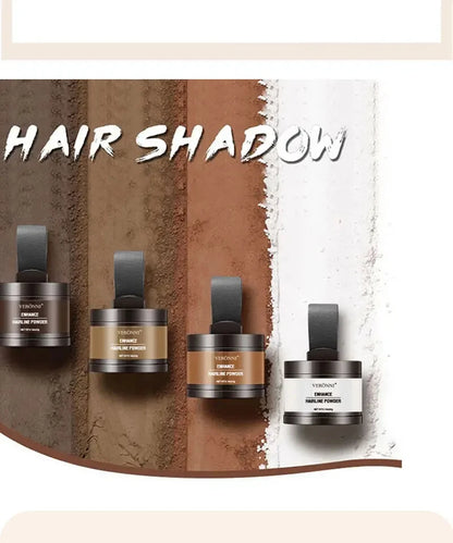 Hair Line Powder 4g Black Root Cover Up Natural Instant Waterproof Hairline Shadow Powder Hair Concealer Coverage 14 color