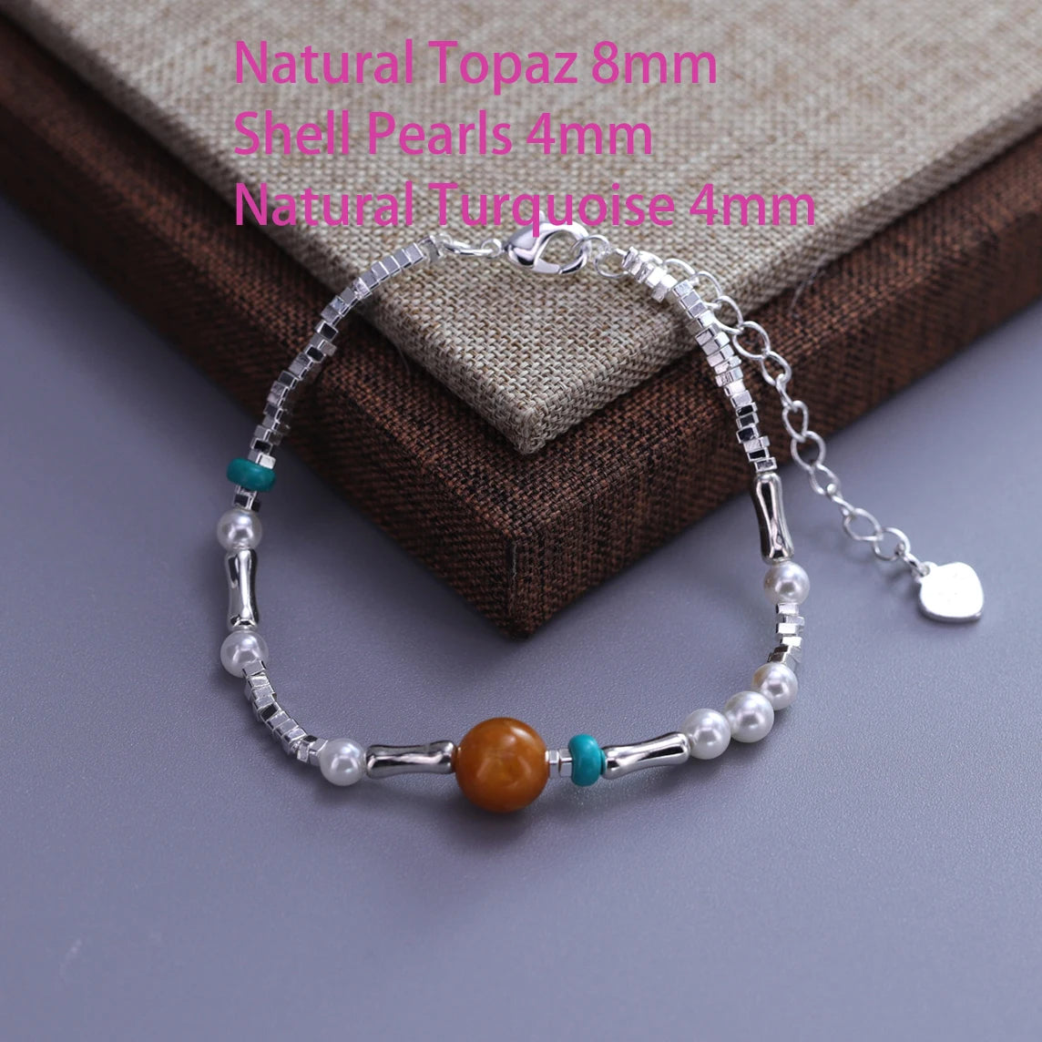 VENTFILLE 925 Sterling Silver Diamond-Studded Butterfly Bracelet Women's Fashion Temperament Flower Adjustable Bracelet