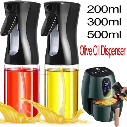 Oil Spray for Cooking Olive Oil Dispenser Bottle Sprayer Mist-Reusable Food Grade Oil Vinegar Spray Bottle Kitchen Accessories