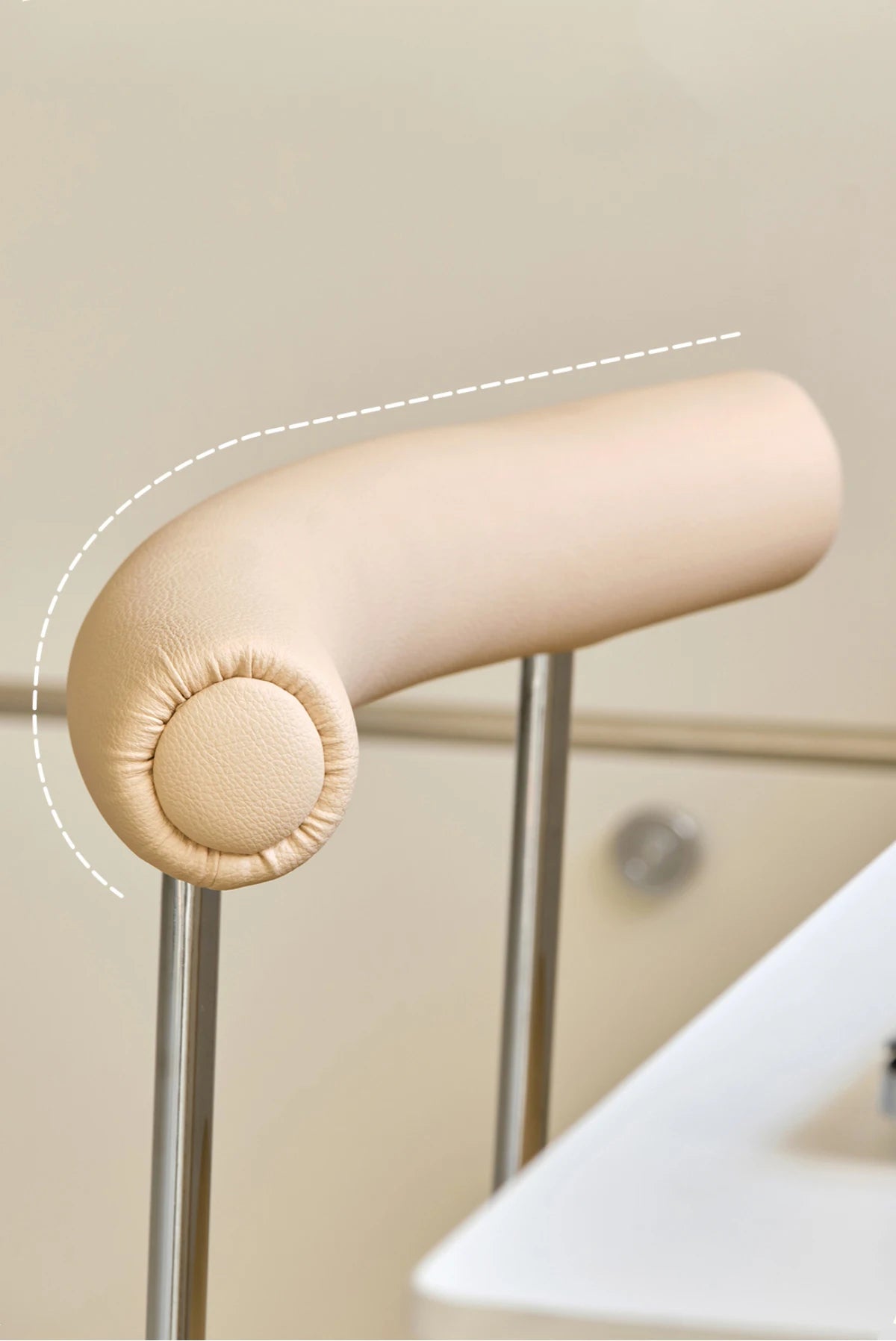 Cream Style Light Luxury Dining Chair Ins Medieval Home Modern Cafe Chair Vintage Nordic Backrest Chair Bedroom Makeup Chair