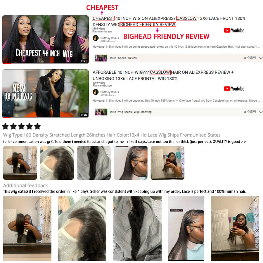 13x4 Bone Straight Lace Front Wig 30 40 Inch Lace Front Human Hair Wigs For Women 13x6 Brazilian Hair Glueless wigs Human Hair