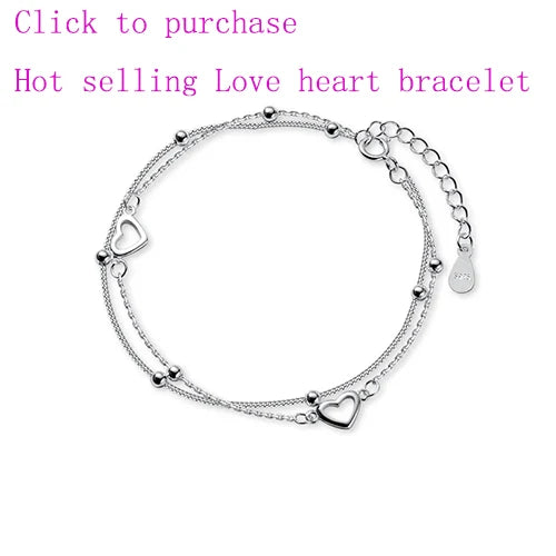 VENTFILLE 925 Sterling Silver Diamond-Studded Butterfly Bracelet Women's Fashion Temperament Flower Adjustable Bracelet