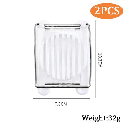 Kitchen Accessories Egg Slicers Chopper Stainless Steel Fruit Salad Cutter Egg Tools Manual Food Processors Kitchen Tool Gadgets