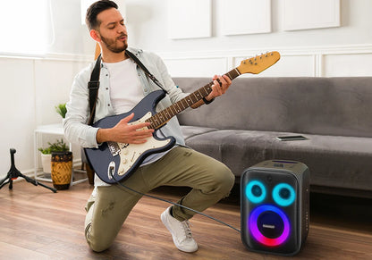 Tronsmart Halo 200 Speaker Bluetooth Speaker with 3 Way Sound System, 120W, Built-in/Wired Mic, Guitar Input, APP Control