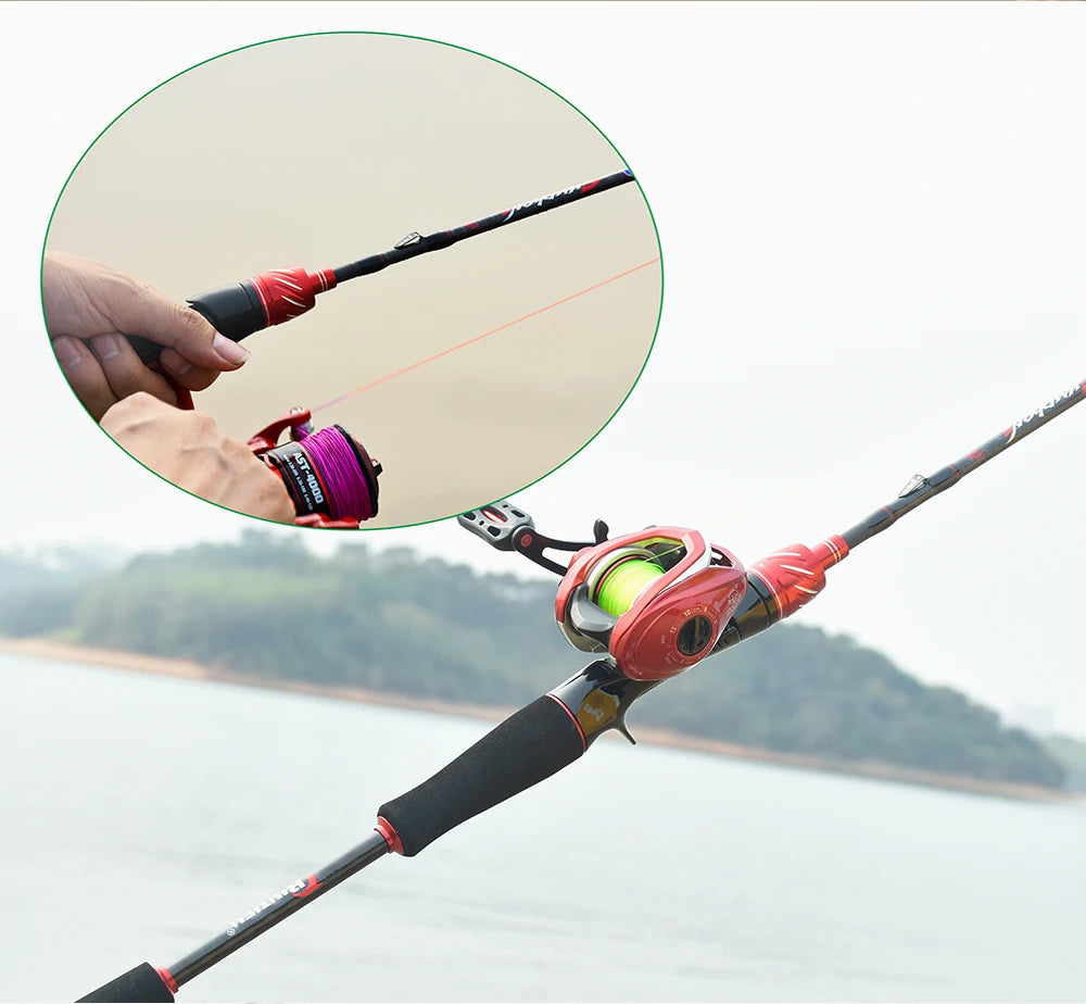 BIUTIFU Spinning Casting Fuji Lure Mini Traveller Rock Fishing Rod 3.0/2.4/2.1/1.8m T800Carbon Baitcasting Ultralight Fast 5-42g