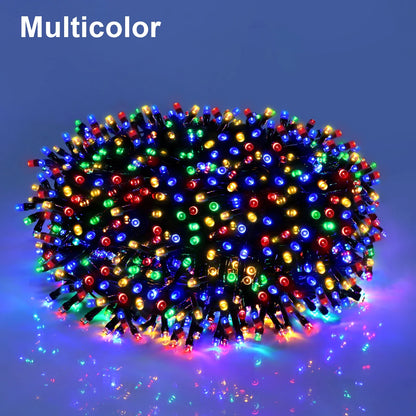 110V 220V Decorative String 50M 100M Led Fairy Lights Holiday Outdoor Lamp Garland For Tree Wedding Party Decoration