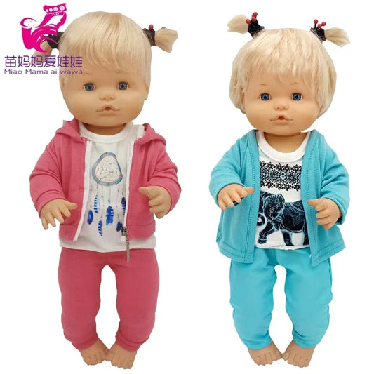 Reborn Baby Doll Clothes 35cm Pants for 38cm Nenuco Ropa Y Su Hermanita Doll Outfit