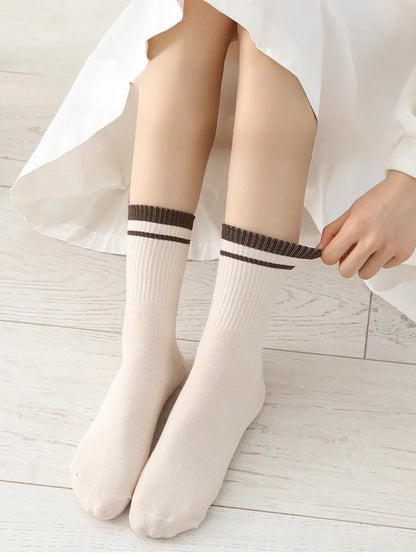 5 Pairs Lolita Japanese Woman Cute White Short Socks Set Girl Spring Summer Sweet Ruffle Lovely Cotton Socks For Women