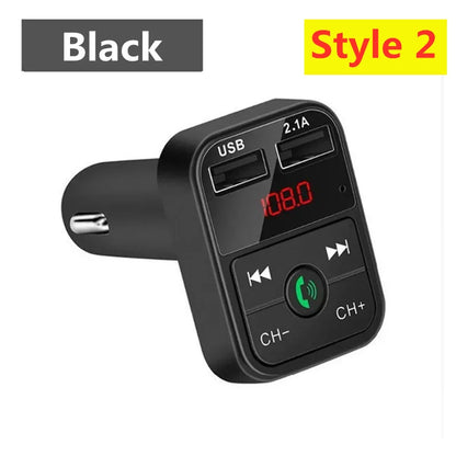 LED MP3 Car Bluetooth FM Audio Receiver Hands-Free Bluetooth 5.0 Transmitter 2.1A 3.1A QC3.0 PD Type C Dual USB Car kit Charger