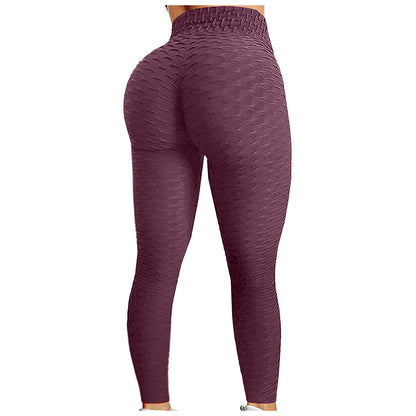 Women's Bubble Hip Lifting ExerciseYoga Pants Women  Fitness Running High Waist Gym Fitness Sports Flared Pant  Dance Trouers